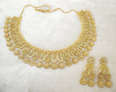 Bhavi Jewels Forming Gold Plated Copper Necklace Set - 1107805