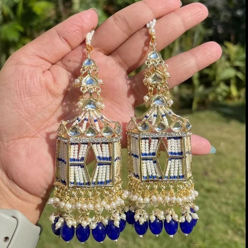 Kavita Art Gold Plated Jhumki Earrings