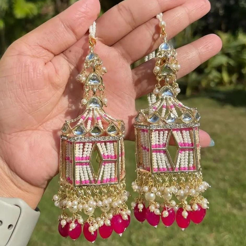 Kavita Art Gold Plated Jhumki Earrings