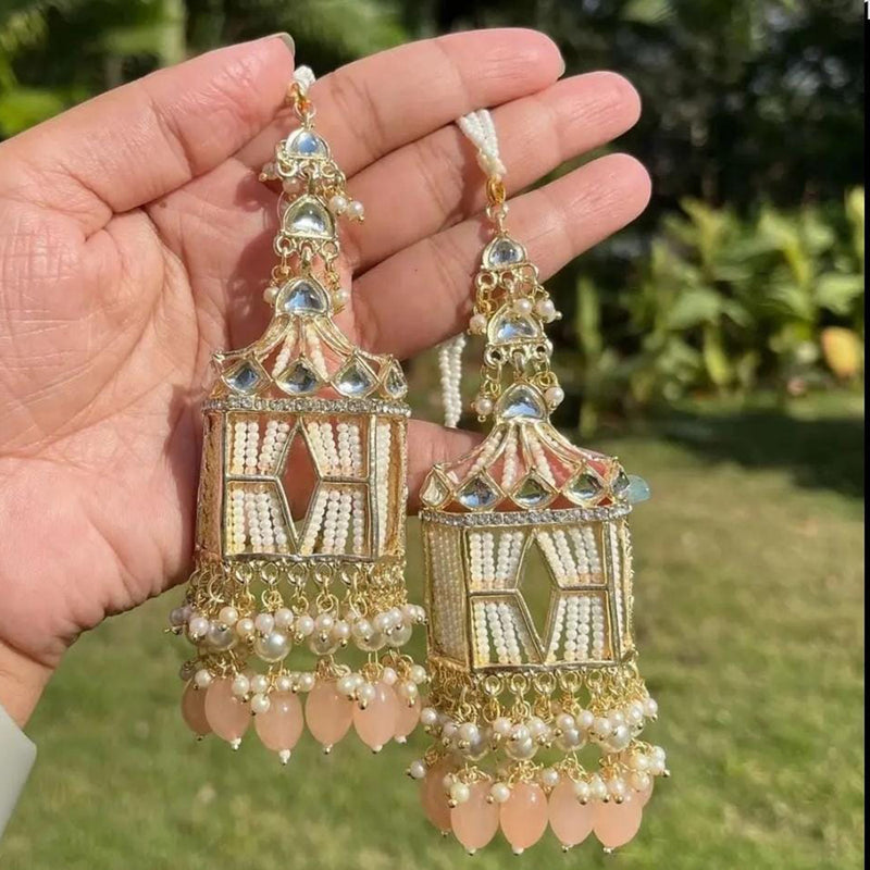 Kavita Art Gold Plated Jhumki Earrings