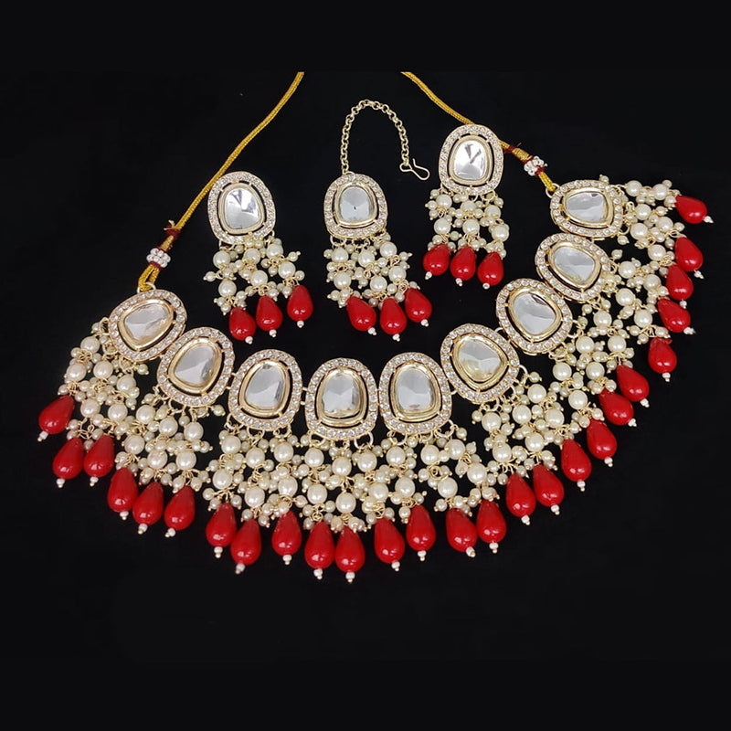 Kavita Art Gold Plated Austrian Stone Necklace Set