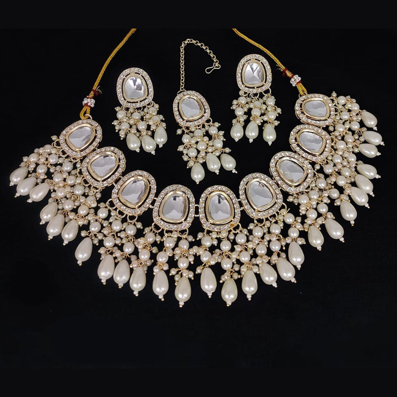 Kavita Art Gold Plated Austrian Stone Necklace Set