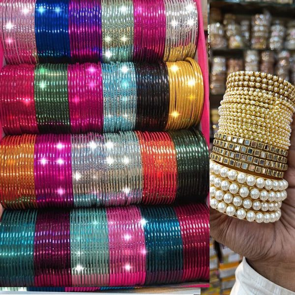 Kavita Art Gold Plated Bangles Set