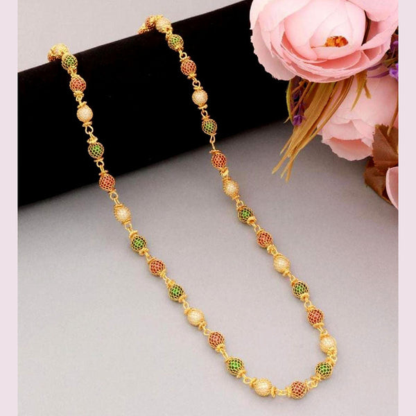 Kavita Art Gold Plated Beads Long Chain