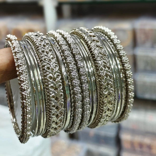 Kavita Art Oxidised Plated Bangles Set