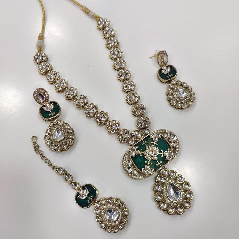 Kavita Art Gold Plated Kundan Necklace Set