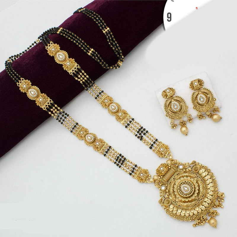 Kavita Art Gold Plated Kundan Stone Manglasutra