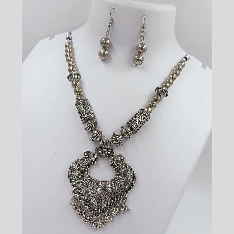 Kavita Art Oxidised Plated Necklace Set