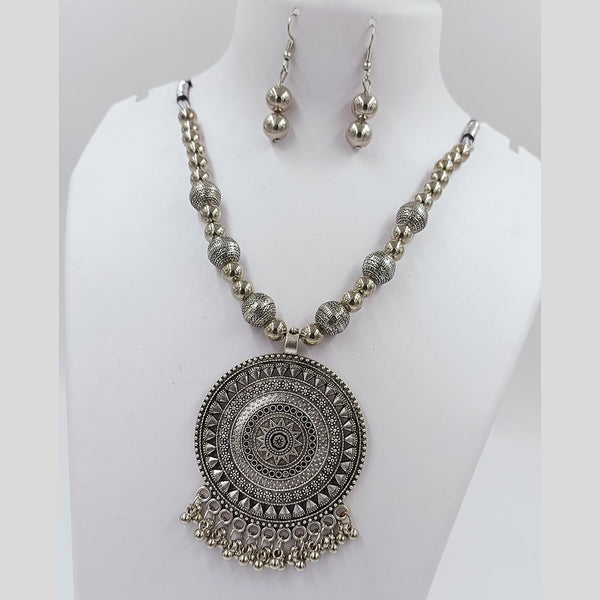 Kavita Art Oxidised Plated Necklace Set