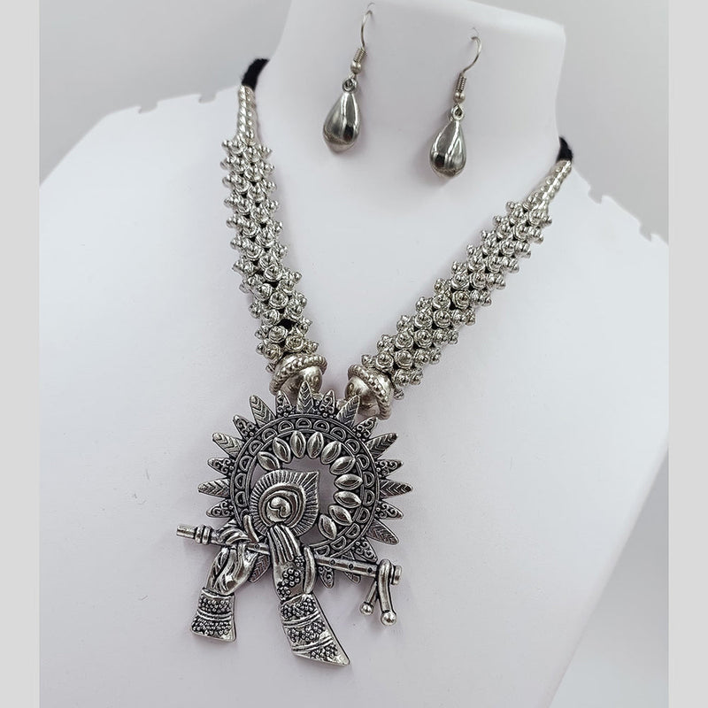 Kavita Art Oxidised Plated Necklace Set