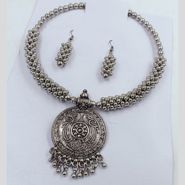 Kavita Art Oxidised Plated Necklace Set