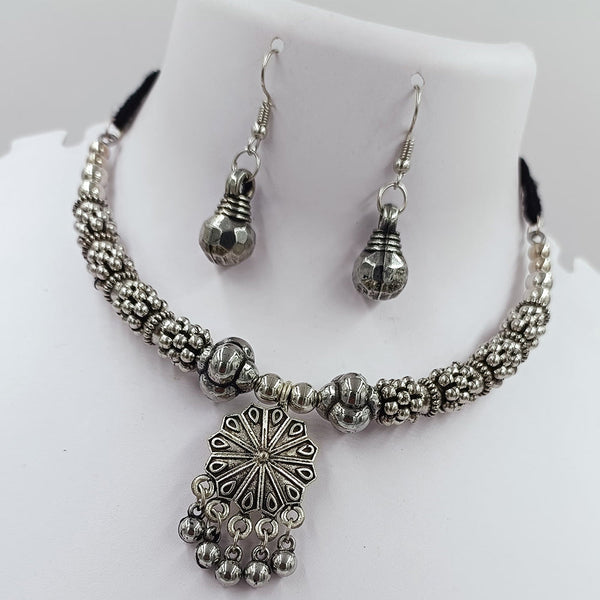 Kavita Art Oxidised Plated Necklace Set