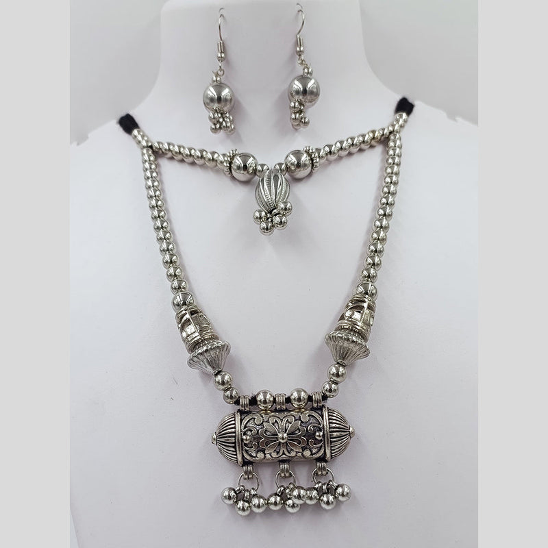 Kavita Art Oxidised Plated Necklace Set