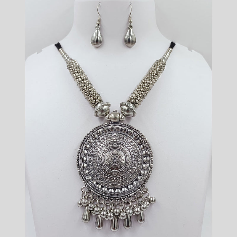 Kavita Art Oxidised Plated Necklace Set