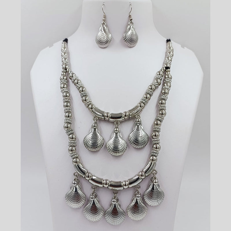 Kavita Art Oxidised Plated Necklace Set