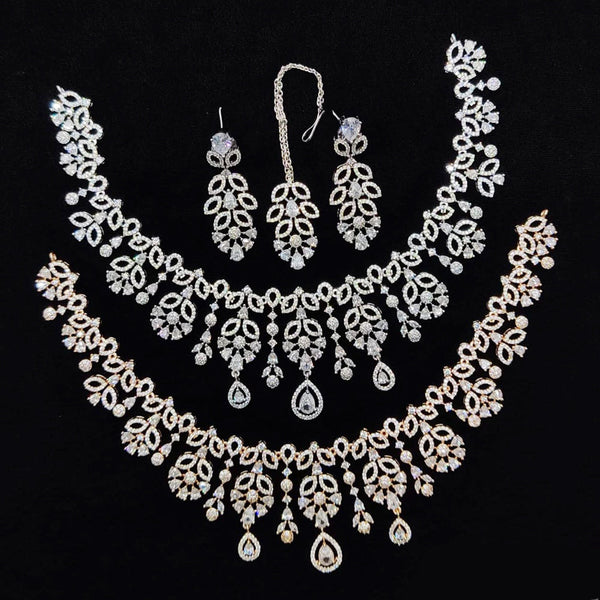 Kavita Art American Diamond Necklace Set