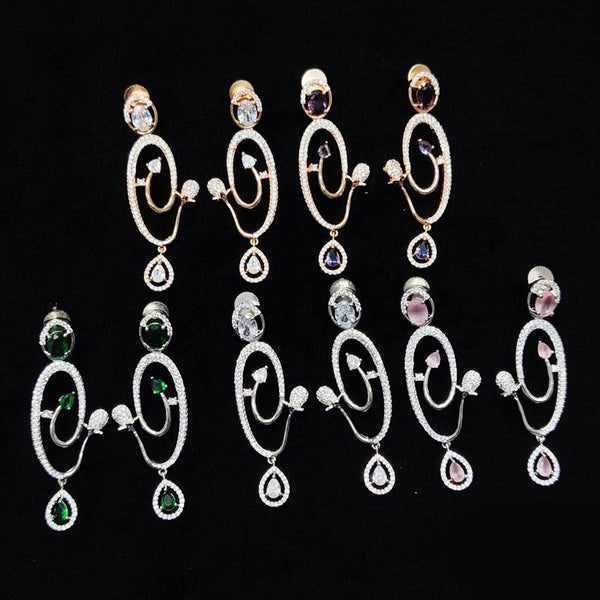 Kavita Art  American Diamonds Dangler Earrings