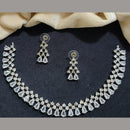 Kavita Art Silver Plated AD Necklace Set