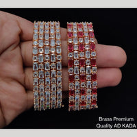 Kavita Art Gold Plated American Diamond Openable Kada