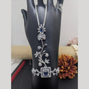 Kavita Art Silver Plated American Diamond Hand Harness