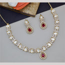 Kavita Art Gold Plated Kundan Stone Necklace Set