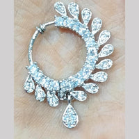 Kavita Art Silver Plated Austrian Stone Nose Ring