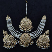 Kavita Art Gold Plated Pearl Necklace Set