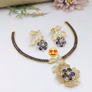 Kavita Art Gold Plated American Diamond Necklace Set