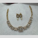 Kavita Art Gold Plated American Diamond Necklace Set
