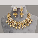Kavita Art Gold Plated Kundan Stone And Pearl Necklace Set