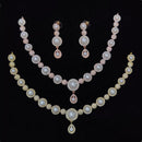 Kavita Art Austrian Stone And Pearl Necklace Set