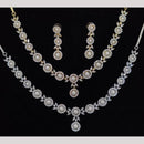 Kavita Art American Diamond And Pearl Necklace Set
