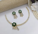 Kavita Art 2 Tone Plated American Diamond Necklace Set