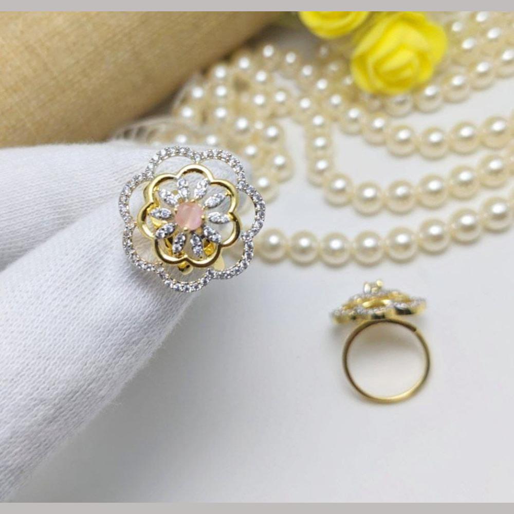 Kavita Art Gold Plated Austrian Stone Rings