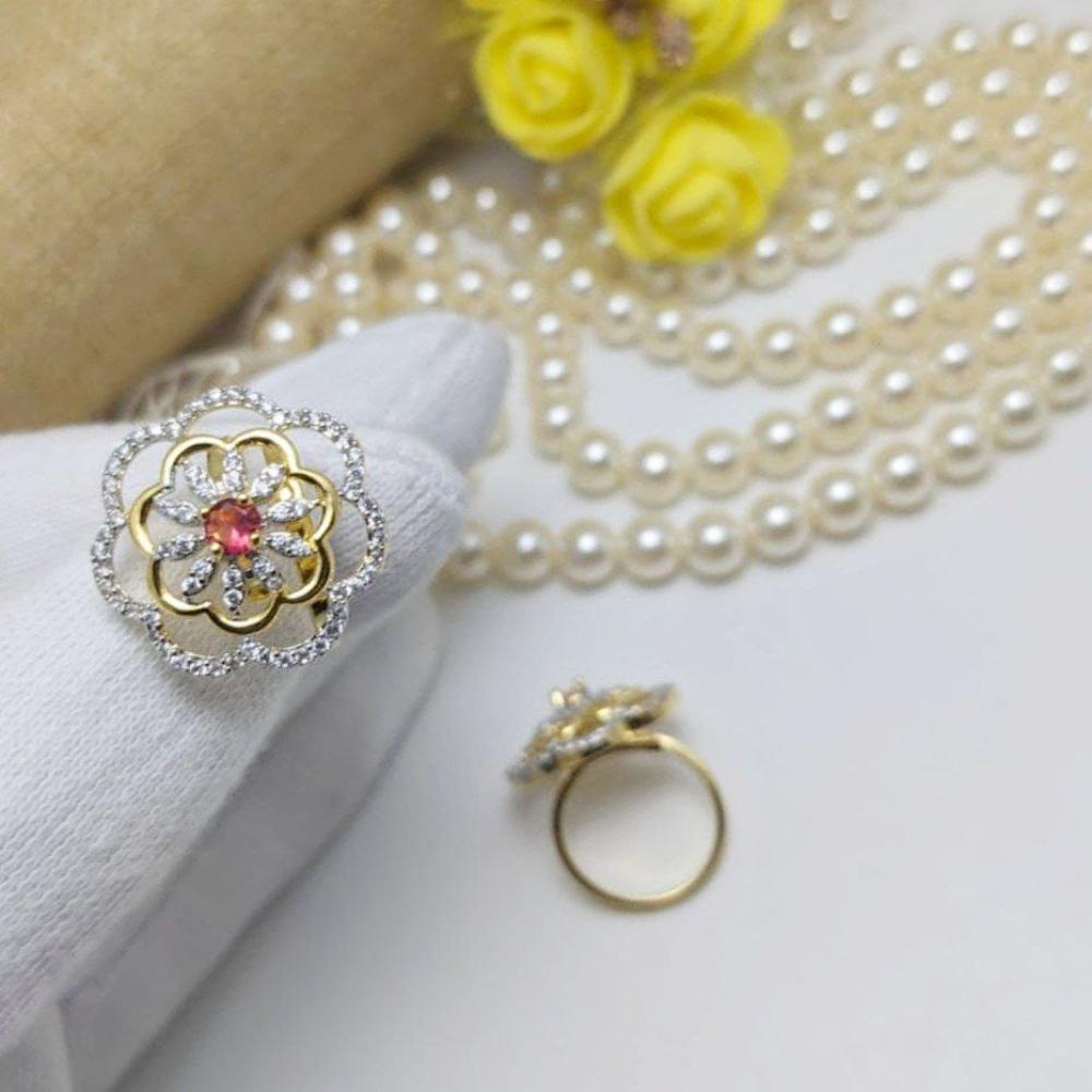 Kavita Art Gold Plated Austrian Stone Rings