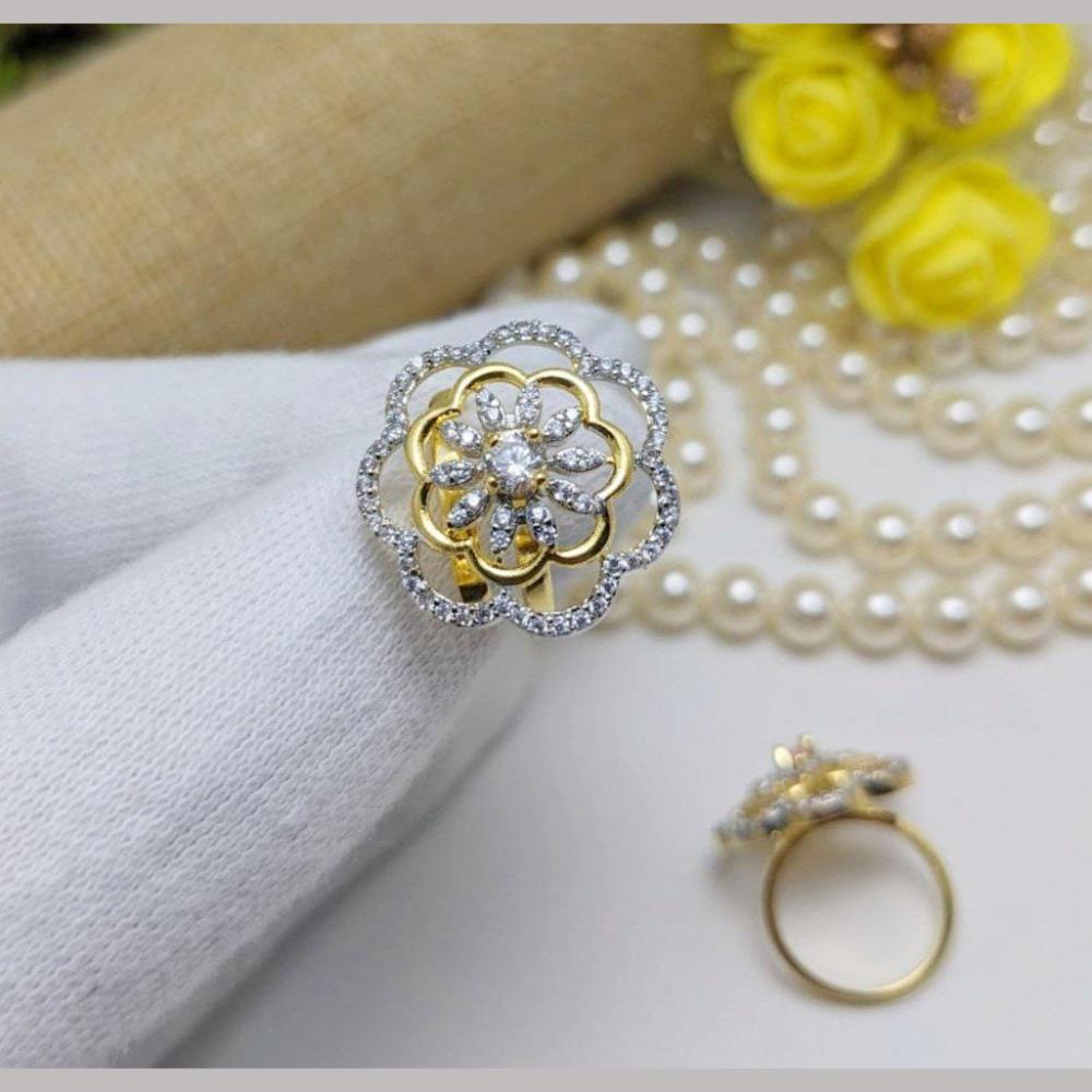Kavita Art Gold Plated Austrian Stone Rings