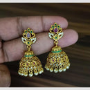 Kavita Art Gold Plated Austrian Stone And Pearl Jhumki Earrings