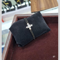 Kavita Art Gold Plated Crystal Stone Mangalsutra