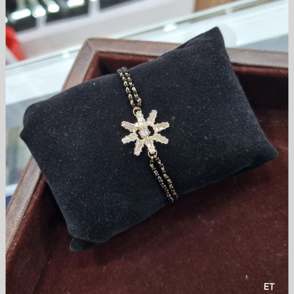 Kavita Art Gold Plated Crystal Stone Mangalsutra