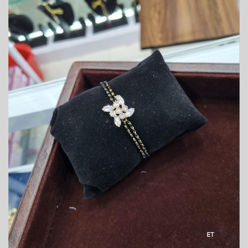 Kavita Art Gold Plated Crystal Stone Mangalsutra