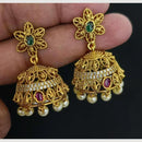 Kavita Art Gold Plated Austrian Stone And Pearl Jhumki Earrings