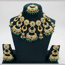 Kavita Art Gold Plated Kundan And Beads Choker Necklace Set 