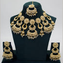 Kavita Art Gold Plated Kundan And Beads Choker Necklace Set