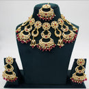 Kavita Art Gold Plated Kundan And Beads Choker Necklace Set