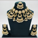 Kavita Art Gold Plated Kundan And Beads Choker Necklace Set