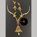 Kavita Art Gold Plated Austrian Stone And Beads Necklace Set 