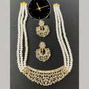 Kavita Art Gold Plated American Diamond Necklace Set