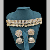 Kavita Art Gold Plated Kundan And Beads Choker Necklace Set