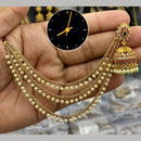 Kavita Art Timeless Tinkle Austrian And Pearl Kanchain Jhumkis Earrings for Every Occasion