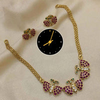 Kavita Art Timeless Beauty Designer Pota Stone Necklace Set 